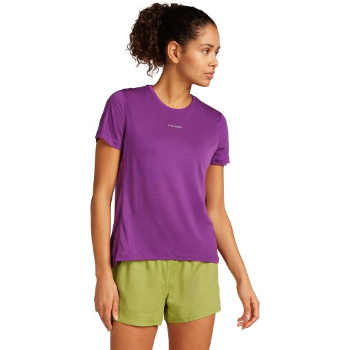 Foto de Icebreaker Camiseta Mujer - Merino 125 Cool-Lite™ Speed Slit Back - Passion
