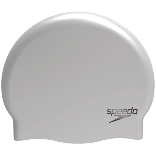 Produktbild von Speedo Plain Moulded Silicone Badekappe - chrome