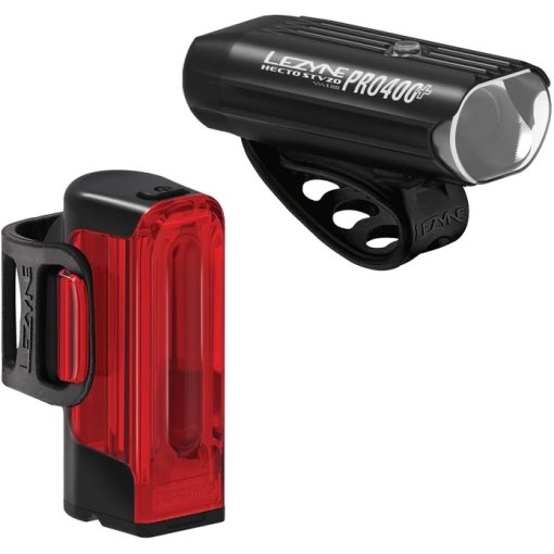 Foto de Lezyne Set de Luces - Hecto Pro StVZO 400+ / Strip+ - negro