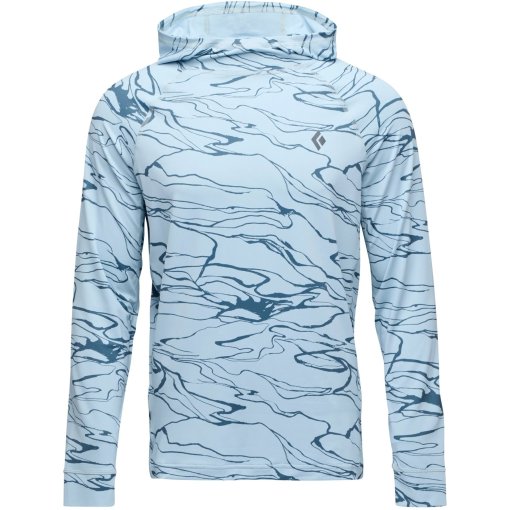 Foto de Black Diamond Alpenglow Sudaderas con capucha para hombres - Relief-Fog Blue-Midnight Blue