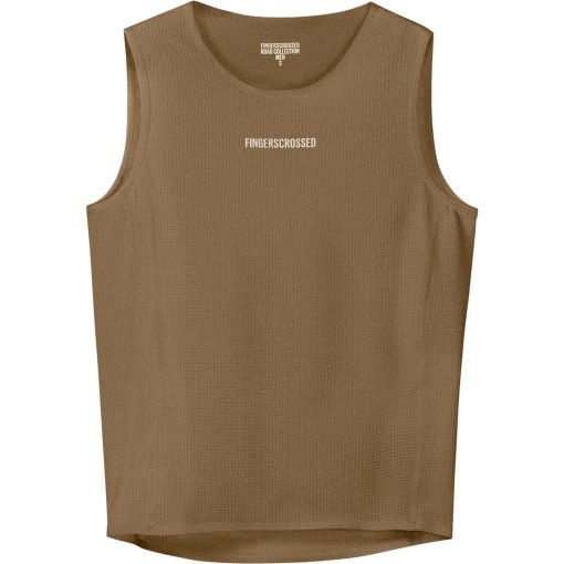Picture of FINGERSCROSSED Road Sleeveless Baselayer Men - Walnut
