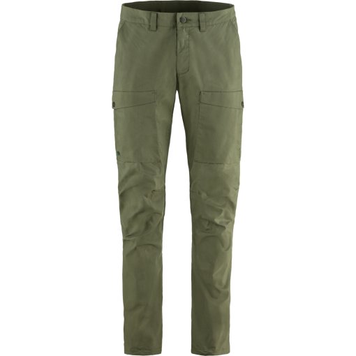 Foto de Fjällräven Pantalon Senderismo Hombre - Abisko Hybrid Trail - Regular - laurel green