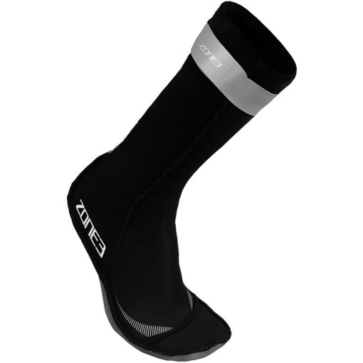 Foto de Zone3 Calcetines Natación - Neoprene - negro/plata