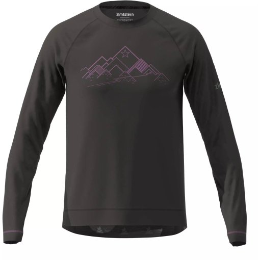 Produktbild von Zimtstern PureFlowz Eco Langarmtrikot Herren - Pirate Black