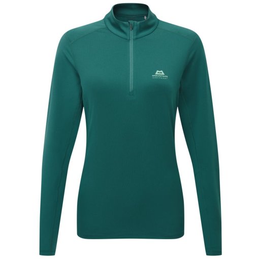 Foto de Mountain Equipment Camiseta de Manga Larga Mujer - Cerrig Zip T ME-007463 - deep teal