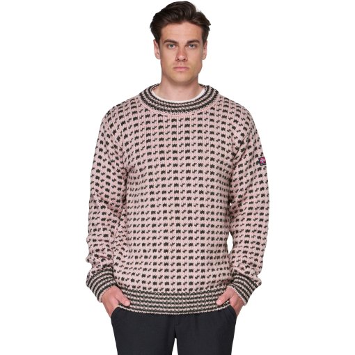 Foto de Devold Jersey de Lana Unisex - Original Islender - 150B Chalk Pink/Anthracite