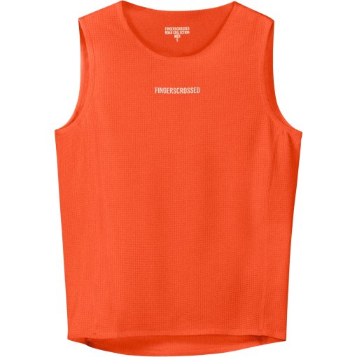Foto de FINGERSCROSSED Camiseta Interior sin Mangas Hombre - Road - Poppy Red