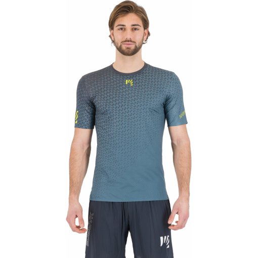 Image of Karpos Lavaredo Ultra Running Jersey Men - stargazer/vulcan/primrose