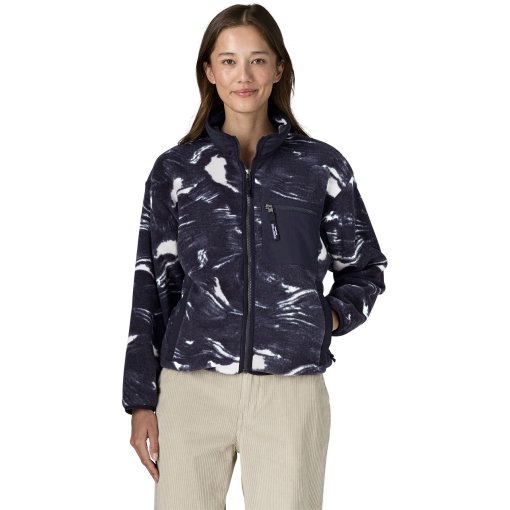 Productfoto van Patagonia Synchilla Fleece Jas Dames - Polar Breeze: Sunken Blue