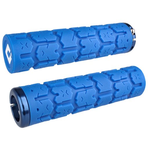 Immagine prodotto da ODI Manopole di Manubrio - Rogue - BMX | Lock-On V2.1 | 135mm - blu