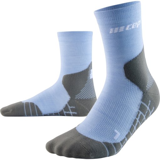 Foto de CEP Calcetines de Compresión Mujer - Hiking Light Merino Mid Cut V3 - light blue
