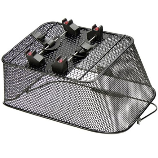 Caisse Vélo TR.KLICKFIX City 20L - Noir, Dimensions 40x30x20 Cm, Fixation Universelle