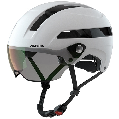 Foto de Alpina Casco Bicicleta - Soho Visor V - white matt