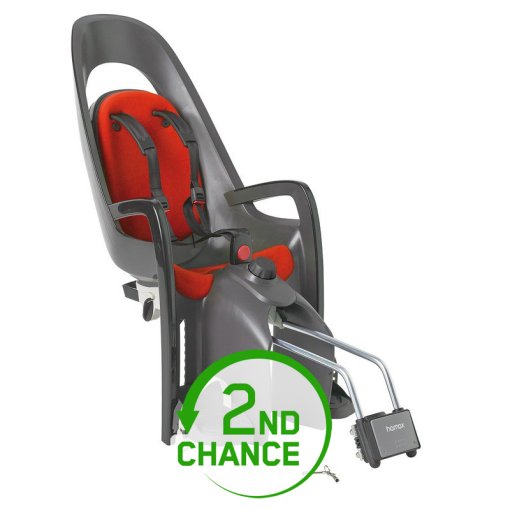 Produktbild von Hamax Caress Fahrrad-Kindersitz - grey/dark grey/red - B-Ware