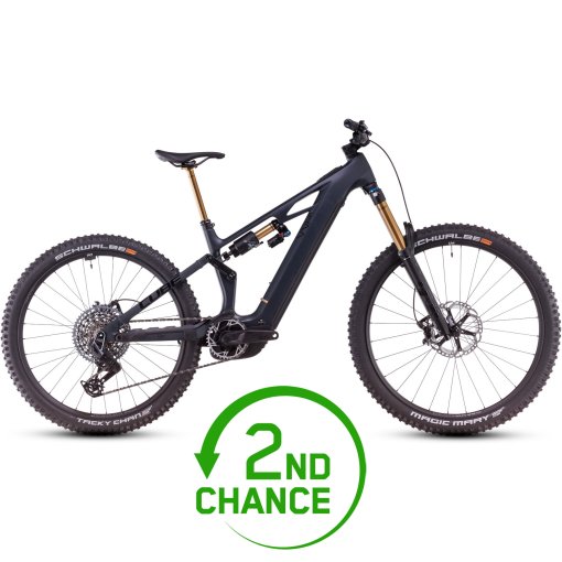 Produktbild von CUBE STEREO HYBRID ONE77 HPC AT 800 - Carbon E-Mountainbike - 2025 - carbon / gold - B-Ware