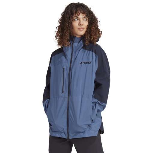 Produktbild von adidas XPLORIC Rain.Ready Wanderjacke Damen - wonder steel HN2942