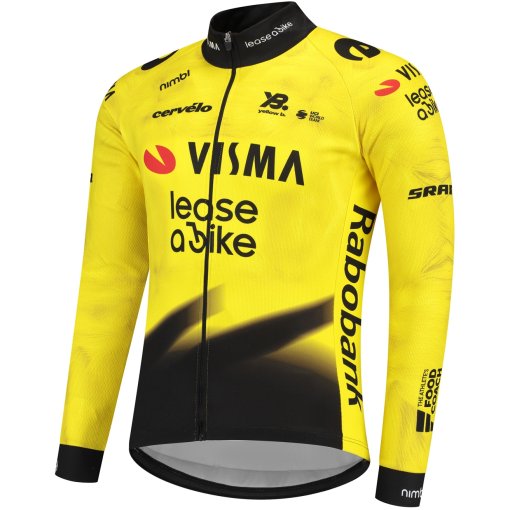 Photo produit de RAPidGEAR Team Visma | Lease a Bike Replica Long Sleeve Jersey Men 2026 - yellow