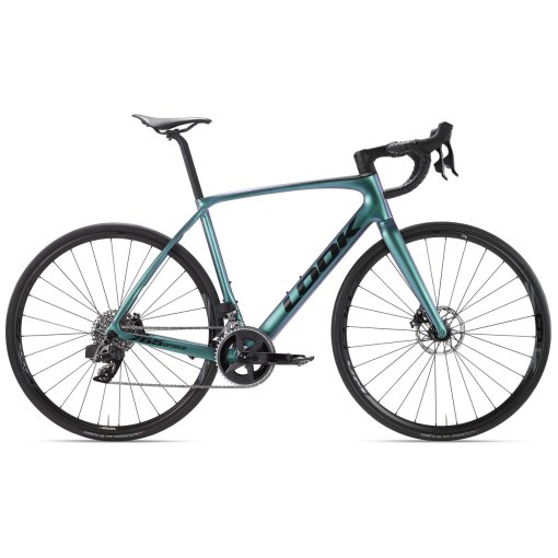 Photo produit de LOOK 765 OPTIMUM - Vélo de route carbone - Rival AXS - 2025 - chameleon green blue