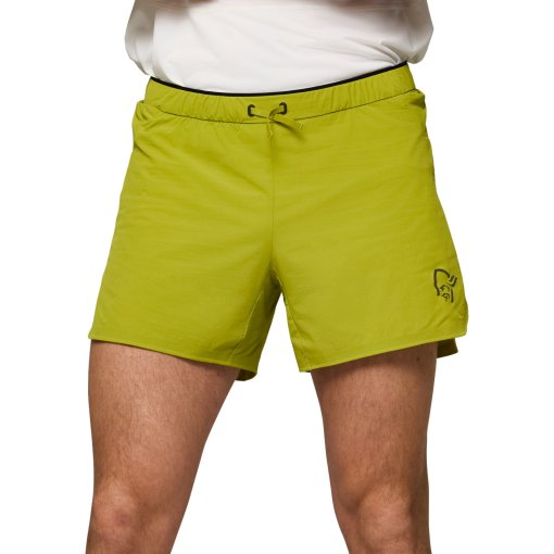 Produktbild von Norrona senja flex1 5&quot; Shorts Herren - Golden Lime