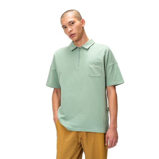 Produktbild von Endura Forty1Thirty Poloshirt Herren - loch green