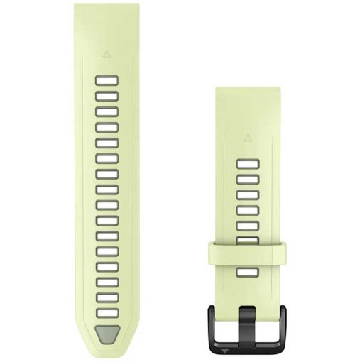Produktbild von Garmin QuickFit Uhrenarmbänder (20 mm) – Silikon - Zitronen-/Weidengrün