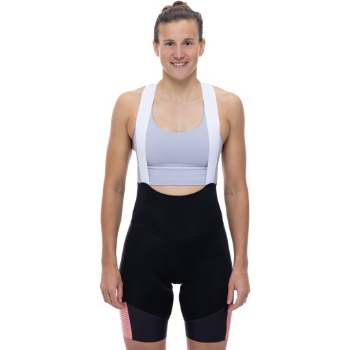 Photo produit de CUBE Cuissard à Bretelles Court Cycliste Femme - TEAMLINE PRO - black´n´white