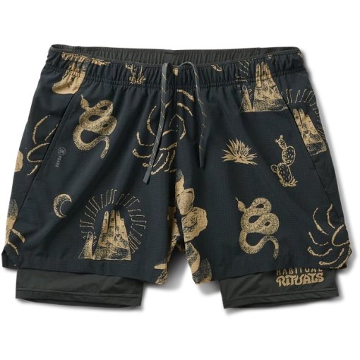 Photo produit de Roark Bommer 3.5&quot; Short running pour hommes - Onyx