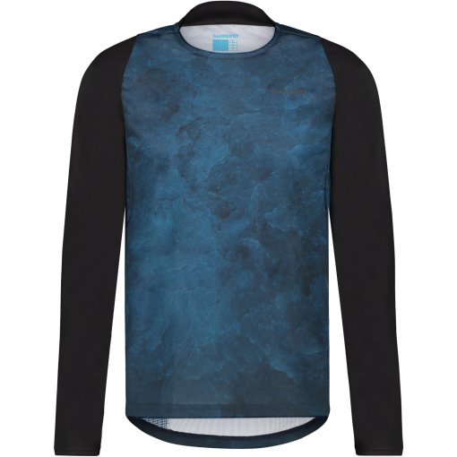 Photo produit de Shimano Maillot VTT Manches Longues Homme - Foresta - metallic navy