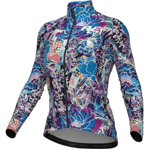 Photo produit de Alé Maillot Vélo Manches Longues Femme - PR-E Jardin - purple combo