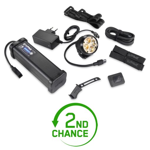 Produktbild von Lupine Wilma R 14 Helmlampe - schwarz - B-Ware