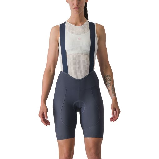 Foto de Castelli Culotte Corto con Tirantes Ciclismo Mujer - Espresso DT - twilight blue 456