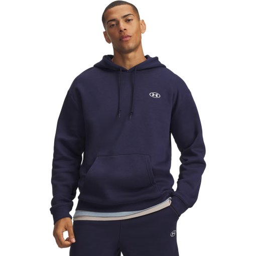 Zdjęcie: Under Armour UA Rival Fleece Bluzy z kapturem dla mężczyzn - Midnight Navy/White