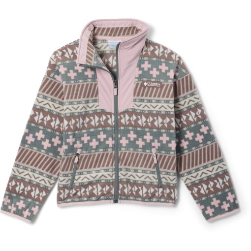 Photo produit de Columbia Veste Polaire Enfants - Sequoia Grove Printed Full Zip - Iron Wizard Island/Mineral Pink/Sedona Sage Zips
