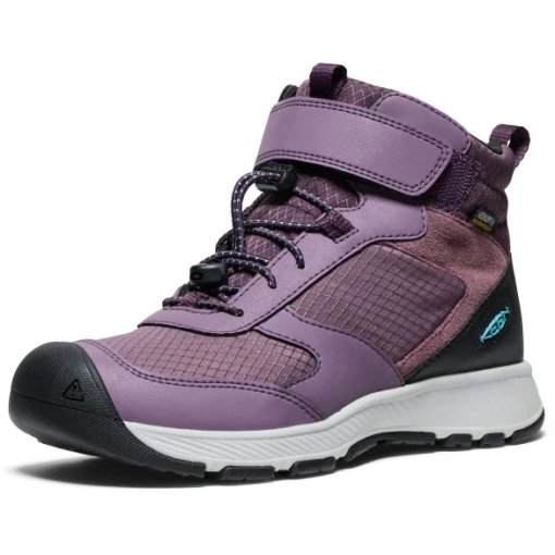 Foto de KEEN  Zapatillas Niños - Skua Mid Waterproof - Black Plum / Plum Perfect