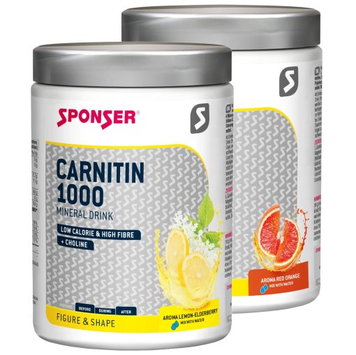 Foto de SPONSER Bebida Electrolítica en Polvo - Carnitin 1000 Mineral Drink - 400g