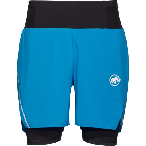 Foto de Mammut Pantalones Cortos Trail Running 2 en 1 Hombre - Aenergy - glacier blue-black