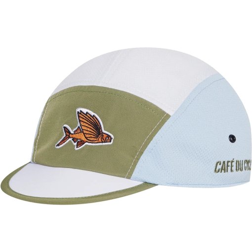 Foto de Café du Cycliste Gorra Ciclismo - Gravel Summer - khaki/ice/blue