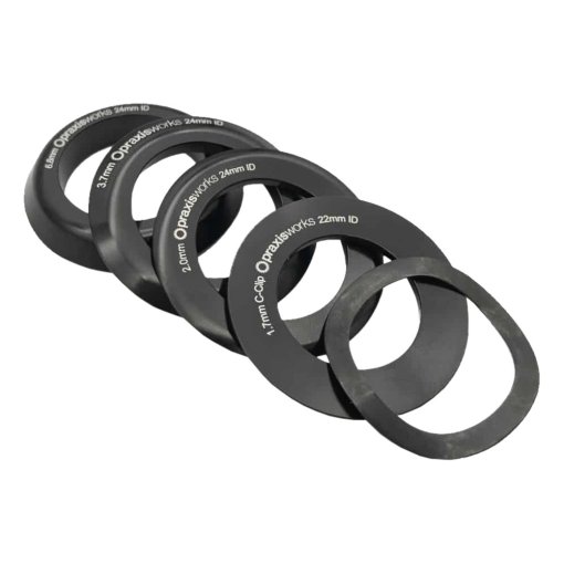 Immagine prodotto da Praxis Works Set di Tappi Antipolvere e Distanziali per Movimento Centrale | M24 - nero