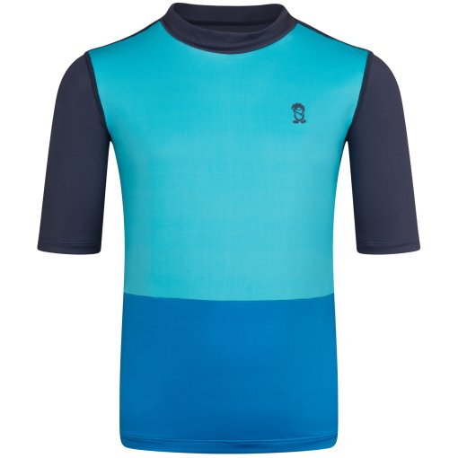 Foto de Trollkids Camiseta Niño - Balestrand - Glow Blue/Navy/Pool Blue