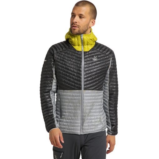 Picture of Haglöfs L.I.M Mimic Hooded Jacket Men - stone grey/magnetite 3XM