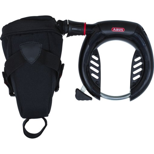 Photo produit de ABUS Pro Shield Plus 5950 NR Antivol du Cadre + 6KS/85 Châine + ST5950 Sacoche - noir