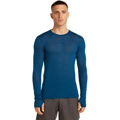 Picture of Icebreaker Merino 75 Cool-Lite™ Featherlight™ Long Sleeve Crewe Shirt Men - Atlantis