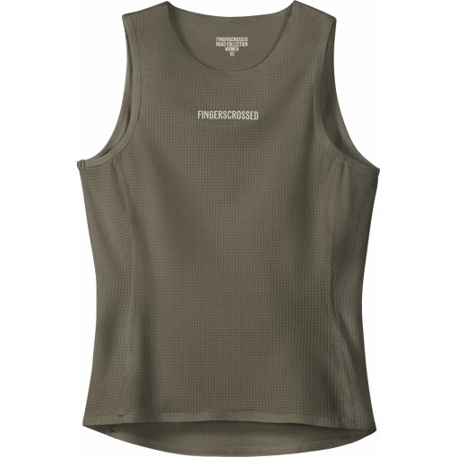 Foto de FINGERSCROSSED Camiseta Interior sin Mangas Mujer - Road - Oliva