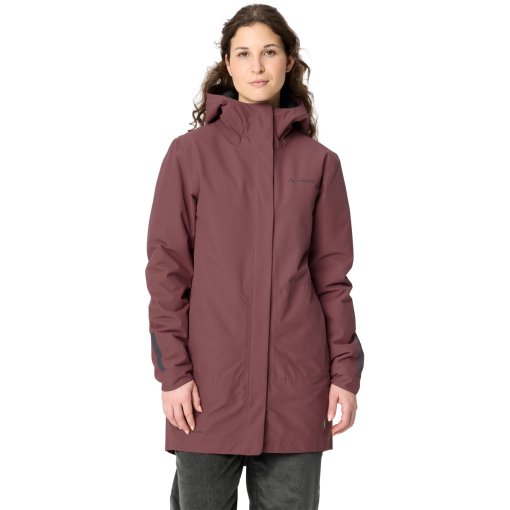 Produktbild von Vaude Cyclist II Wattierter Parka Damen - ruby dusk