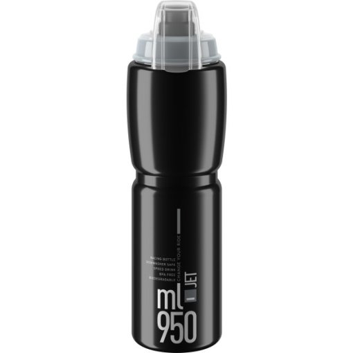 Produktbild von Elite Jet Plus Trinkflasche 950ml - schwarz/grau