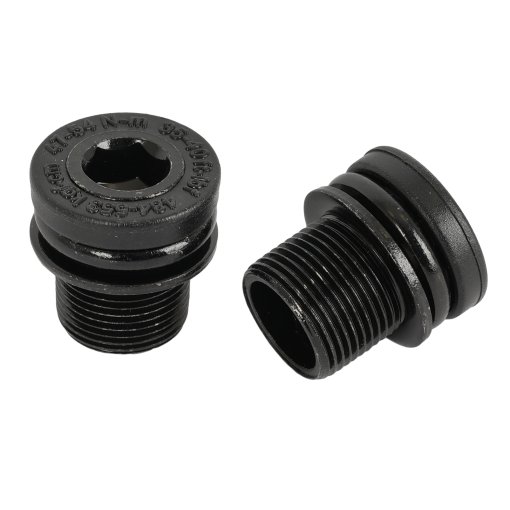 Produktbild von SRAM Kurbelschrauben Set M15 Capless für ISIS und Howitzer Kurbeln - 2 Stück - 11.6900.002.050 - schwarz