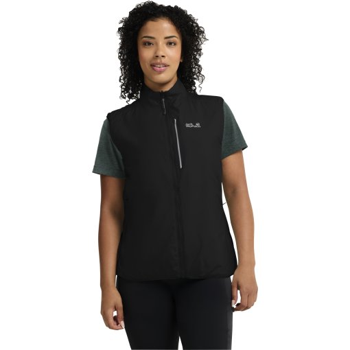 Photo produit de Jack Wolfskin Trail Light Gilet isolant 2 en 1 pour femmes - black