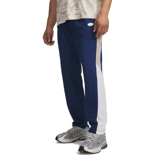 Zdjęcie: Under Armour UA Rival Woven Colorblock Spodnie dla mężczyzn - Blackout Navy/Highland Buff/White