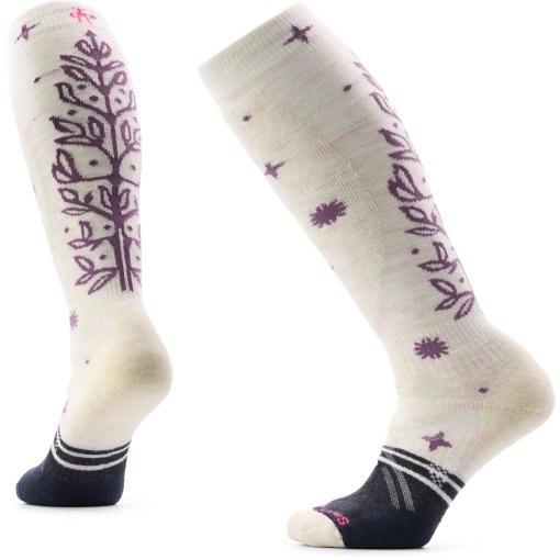 Produktbild von SmartWool Full Cushion Ice Blossom OTC Skisocken Damen - A81 moonbeam