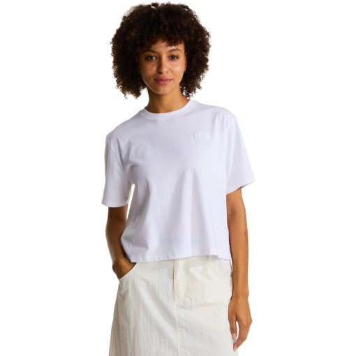 Produktbild von The North Face Evolution Simple Dome Cropped Relaxed T-Shirt Damen - TNF White